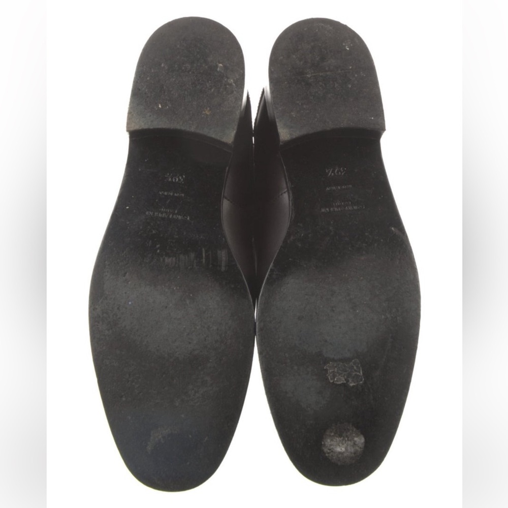 Saint Laurent Leather Riding Boots - Picture 6 of 12